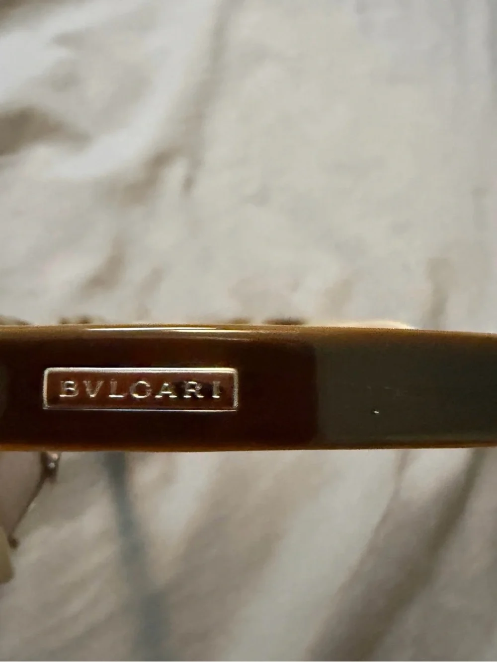 Bulgari Men's Rectangular Sunglasses in Brown Gradient